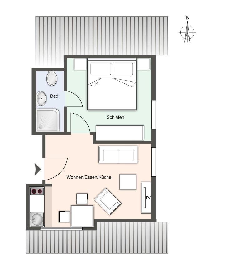 Schmucke-Huus-Appartement-2 فيسترلاند المظهر الخارجي الصورة